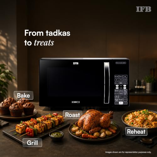 IFB 30L Black Convection Microwave Oven 30BRC2 - Image 6