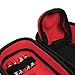 Exalt Paintball Loader Case - Univeral Paintball Hopper Protective Case - Carbon Case Series (Black Carbon/Red Microfiber)