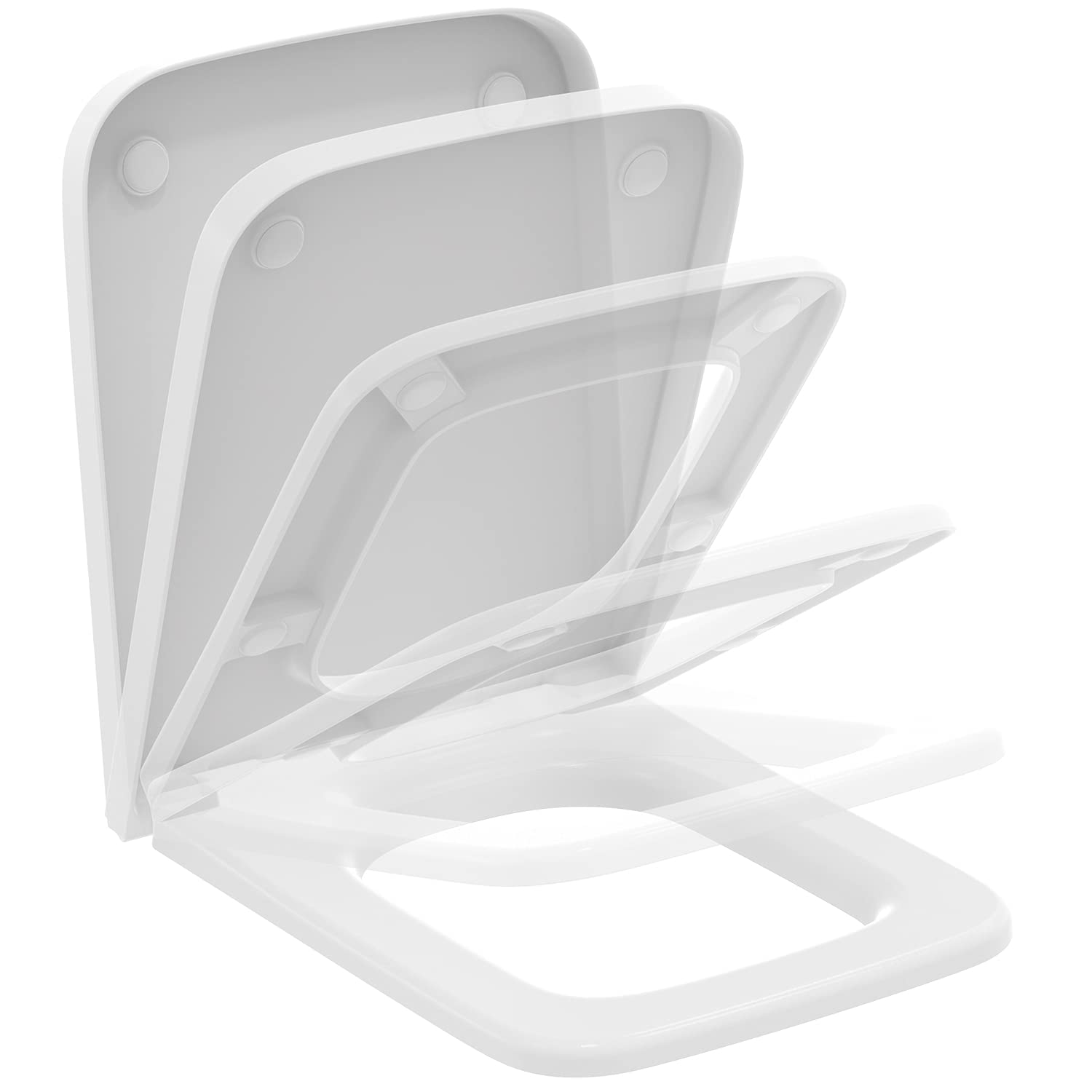 Ideal Standard T3927V1 Blend Cube Toilet seat, Silk White
