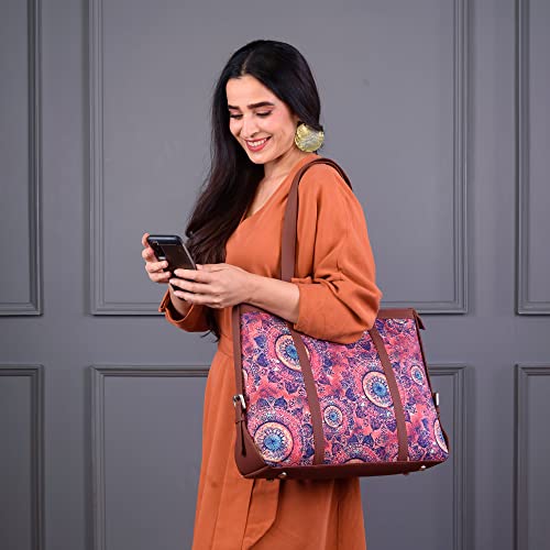 Image of ZOUK Office Bag | Stylish Bags for Office Use | Laptop Bag 15.6 inch | Stylish Tote for Office Use | Purse for Women | Vegan Leather Handbag | Daily & Travel Use |