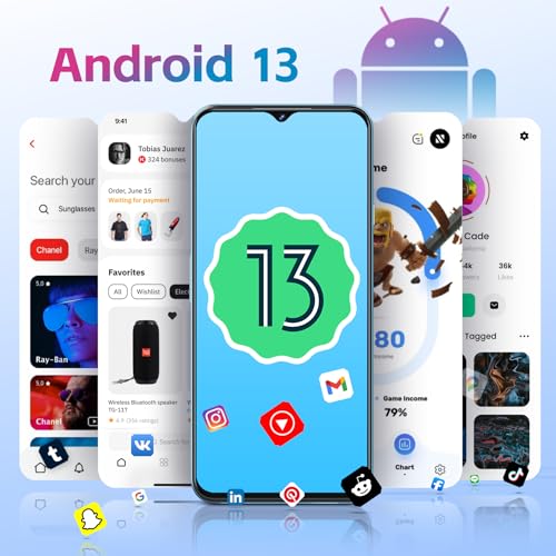 CUBOT P80 - 6,5" FHD+, 8GB/512GB, 48 MP, Blå, Android 13