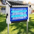 Solar Bug Zapper Outdoor Waterproof, 4500V Rechargeable Mosquito Zapper with Solar Panel Sensor, Auto ON/Off, 10ft Extension Cord & Solar Powered Bug Zapper, Cordless Insect Zap for Patio Yard Garden
