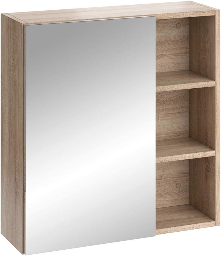 Balmani Lucida Spiegelkast 75 x 72 cm Eik | X²O Badkamers