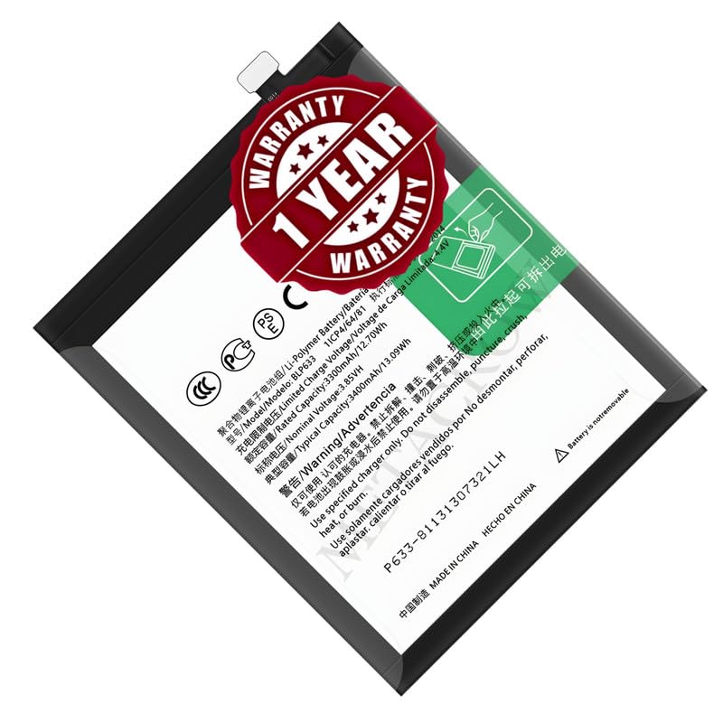 Image of Original BLP633 Battery Compatible for OnePlus 3T - (3400mAh) - 1 Year Warranty JK10
