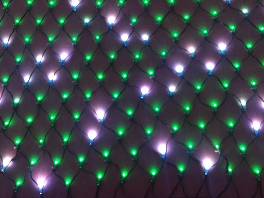 WENWENLEE Individually LED Full Color net Pixel;DC12V WS2811 Controlled;All Black Wire;20leds(2m)*20leds(2m)