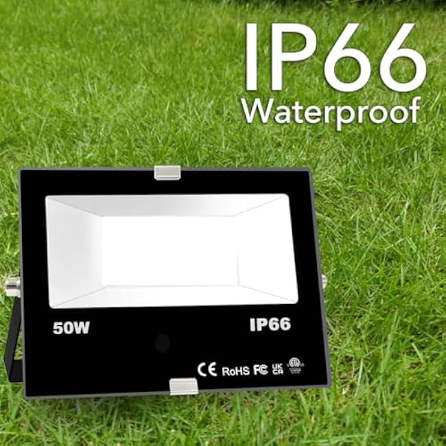 LED Flood Light 50W RGB Color Changing FloodLight RGBW 2700K Warm White