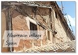 Albarracin Village, teruel, aragón, España, diseño 1, imán para nevera