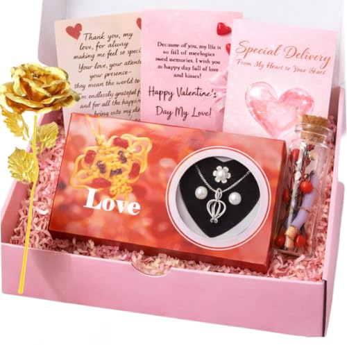Image of Yadava PearlSet Jewellery Gift Box with Necklace and Earrings for Anniversary, Proposal, Celebration, Desk Display & Special Moments