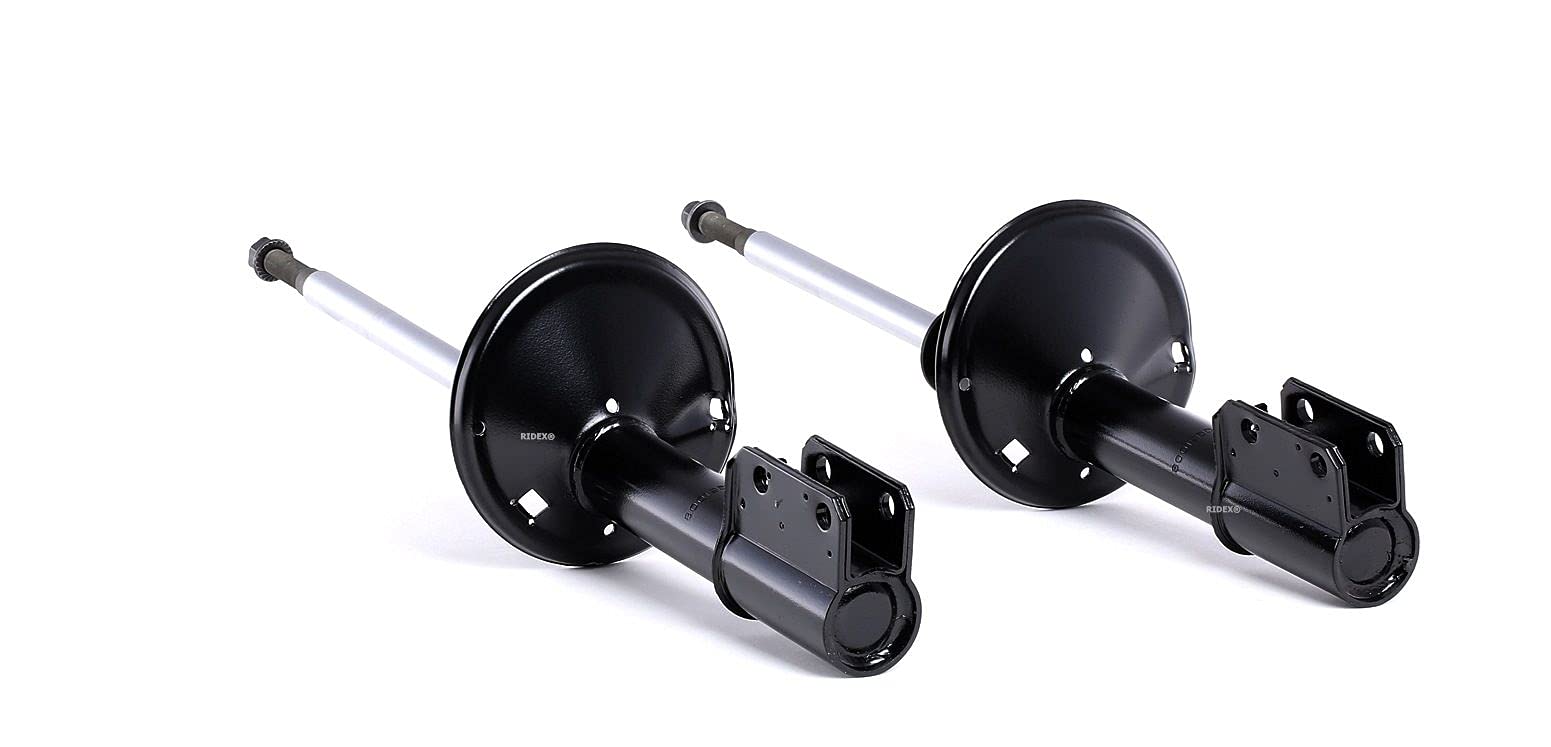 RIDEX 2x Amortisseur Avant 2x Jeu, Pression de gaz Compatible avec DACIA SANDERO, RENAULT Logan 1 Berline LS