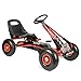 Produktbild Bopster - Go-Kart mit Pedalen und aufblasbaren Reifen Go-Kart-Fahren Kinder Jungen Outdoor Rot Schwarz