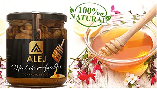 Alej Miel de flores Pura de Abeja Natural Ecologica Gourmet Cruda, Miel 100% Pura Natural Española Honey Sin Filtrar, En… - Imagen 6