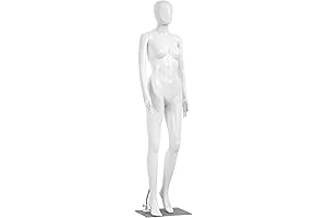 SereneLife Adjustable Mannequin | Full Body Dress Form | Detachable Mannequin |...