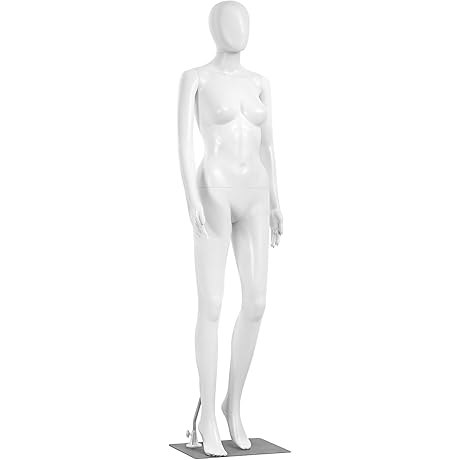 SereneLife Adjustable Mannequin | Full Body Dress Form | Detachable Mannequin |...