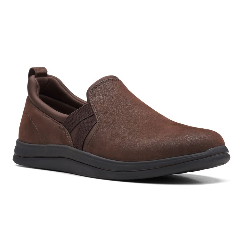 Clarks Women's Breeze Bali Loafer Flat, Brown Synthetic, 4.5 UK