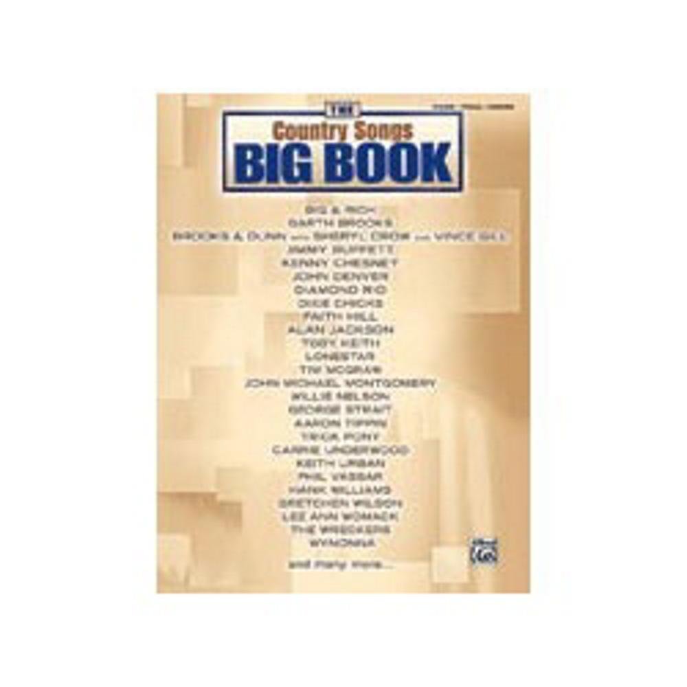 The country songs big book piano, voix, guitare