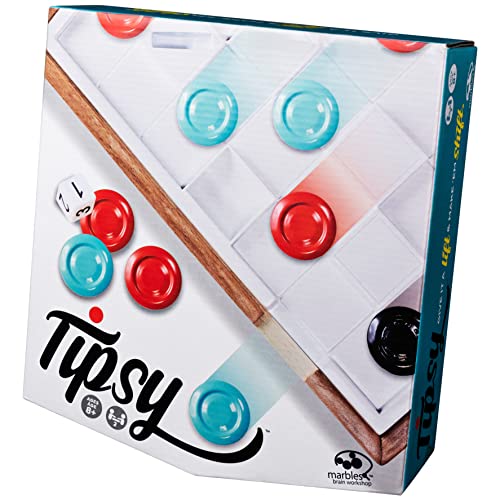 Marbles Board Games Tipsy, Strategic & Challenging 3D Gravity Game For 2 Players, For Kids Aged 8 & Up #TOP4