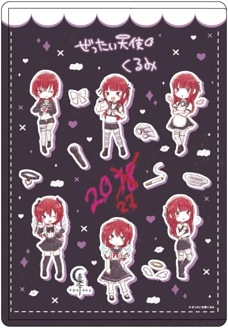 Zetai Angel Walnut 01 Single Picture Design [Graph Art Illustration] Character Clear Case