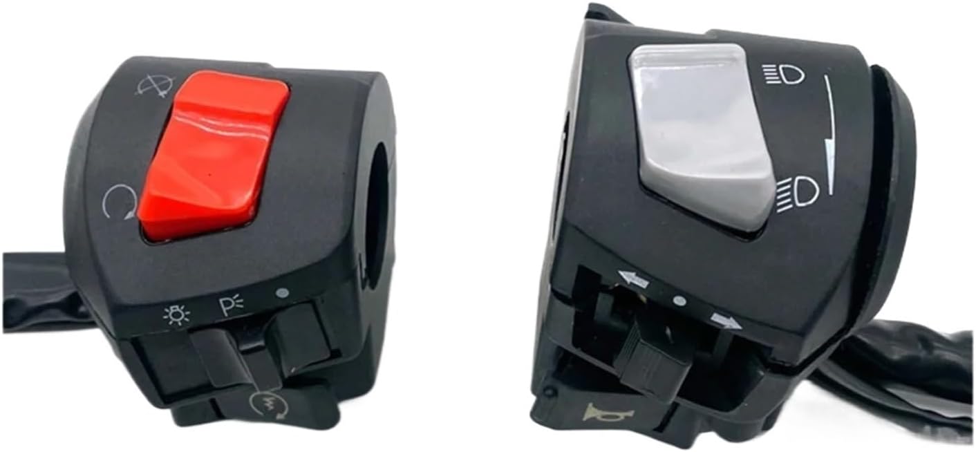 Motorcycle Handle Bar Switches Fit for Loncin Fit for Jialing Fit for Kymco 125-250cc(Left Right Set)