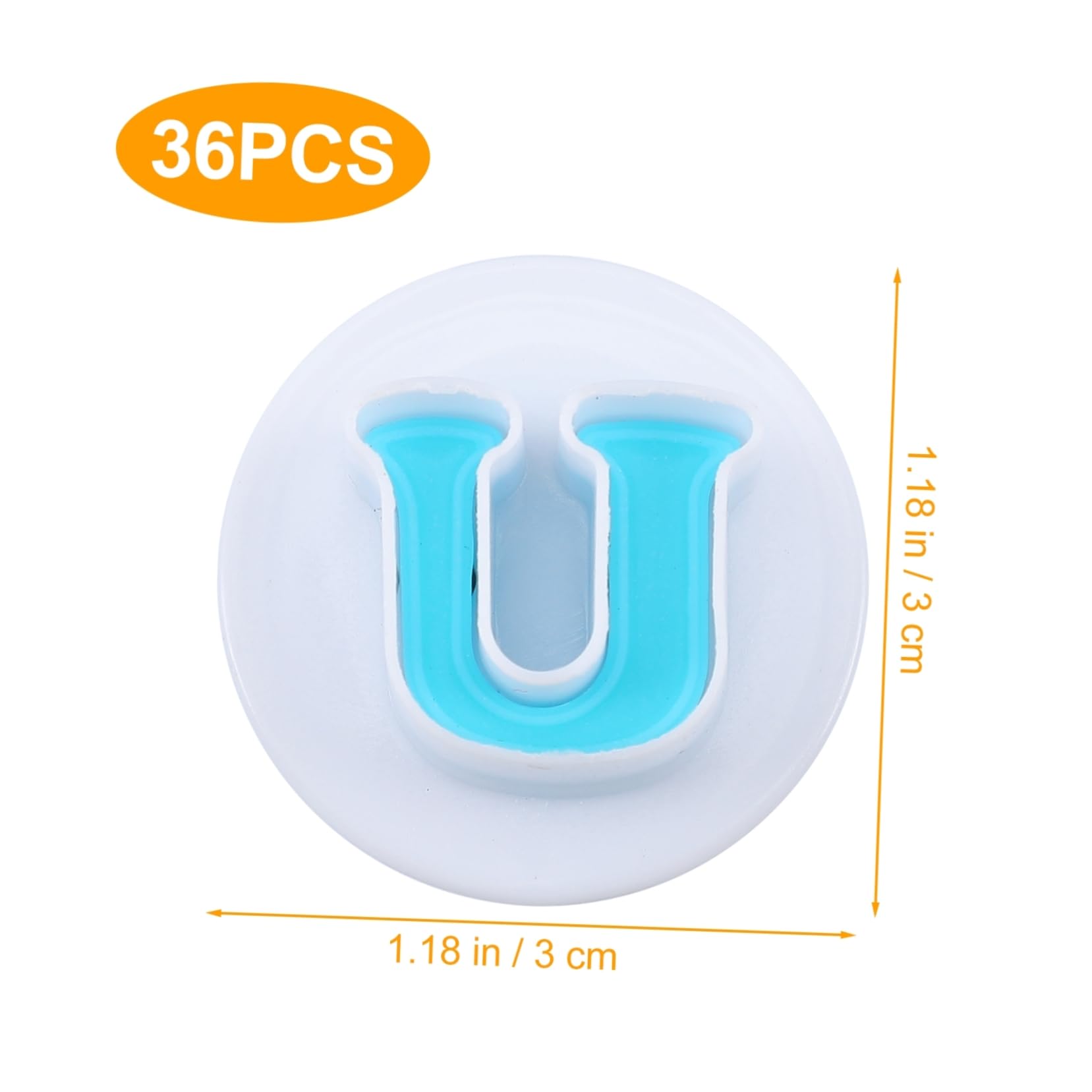 STOBAZA 1Set Cookie Stamp Impress Alphabet Numbers Fondant Embosser Cutter Spring Loaded Design for Easy DIY Baking for Cake Decorating and Sugar Cookie Crafting