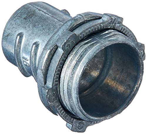 Halex, 3/4 in. Flexible Metal Conduit (FMC) Screw-In Connector , 20442, 5 per pack