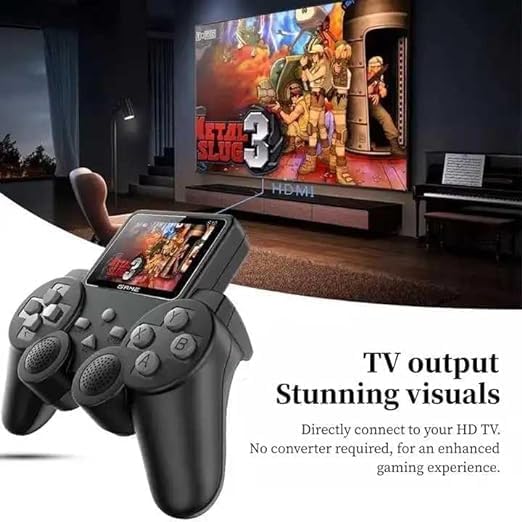 Image of NextTech S10 Handheld Gaming Console | 500 Built-in Retro Classic Games | Portable Video Game Player for Kids & Adults | Rechargeable Mini Arcade Gaming Device