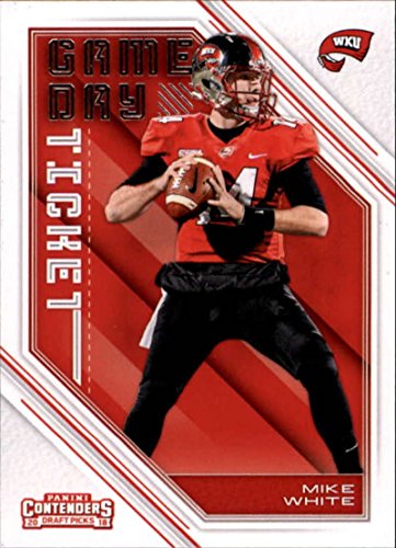 2018 Panini Contenders Draft Picks Game Day Tickets #36 Mike White Western Kentucky Hilltoppers NCAA Collegiate Football