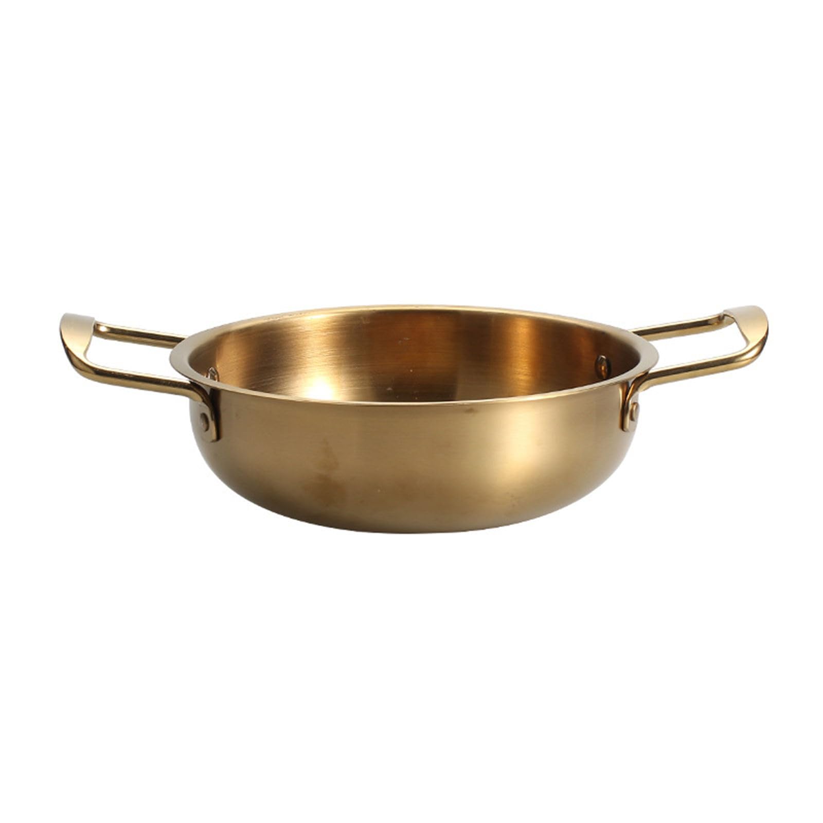 MICFENY Efficient Heat Conducting Wok Stainless Steel Wok Stir Fry Pans for Induction and Oven Cooking with Nonstick Front