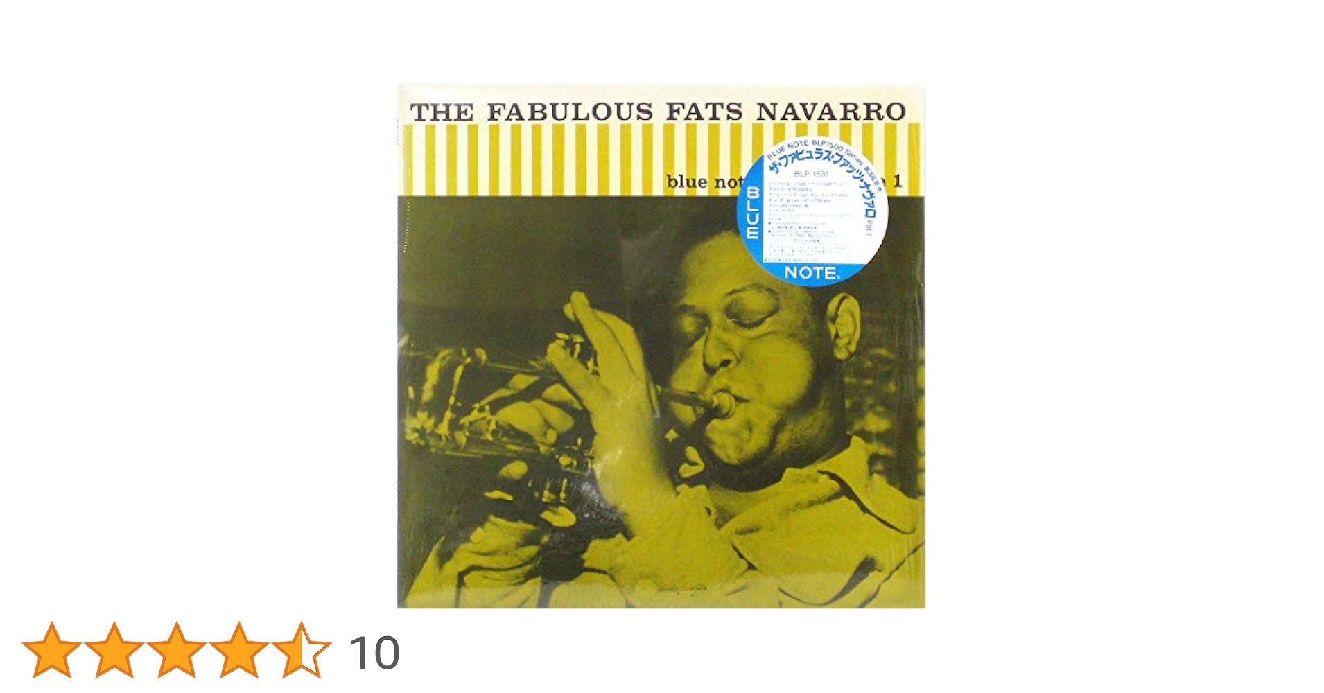 ワールドワイドLP Fats Navarro The Fabulous Fats Navarro Volume 1 5507712 Blue Note, UMe /00260 FATS NAVARRO - Fats Navarro - The Fabulous Fats Navarro Vol