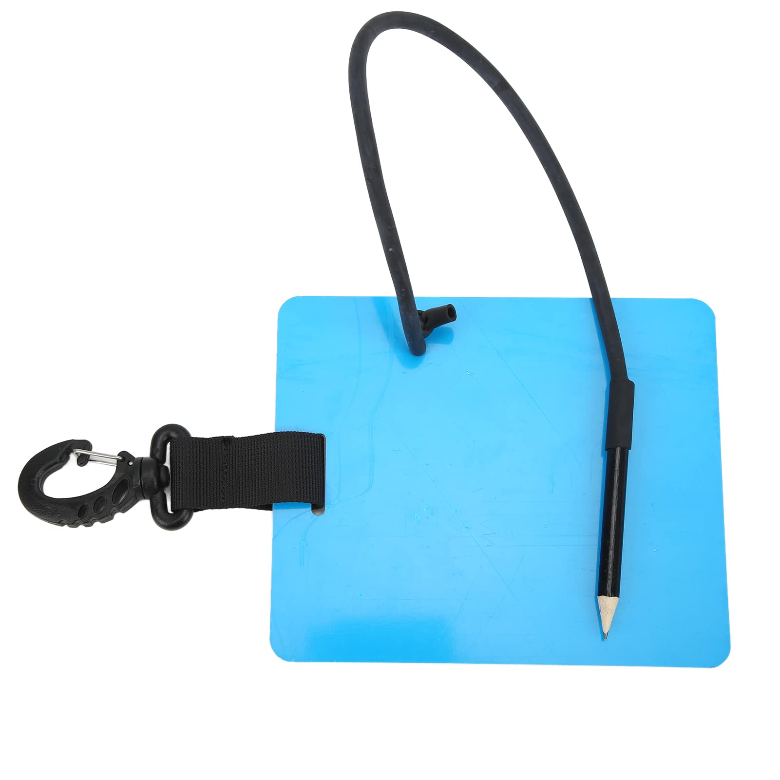 Fydun Diving Wordpad, Underwater Writing Slate Gear Board Lightweight Snorkelling Portable Compact for Swimming Communication with Pencil (Small Size 127 * 153 * 3mm)