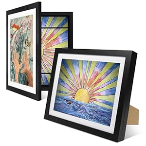 Three Orchids Kinder-Kunstrahmen Set 2 Stück