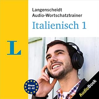 Langenscheidt Audio-Wortschatztrainer Italienisch 1 Titelbild