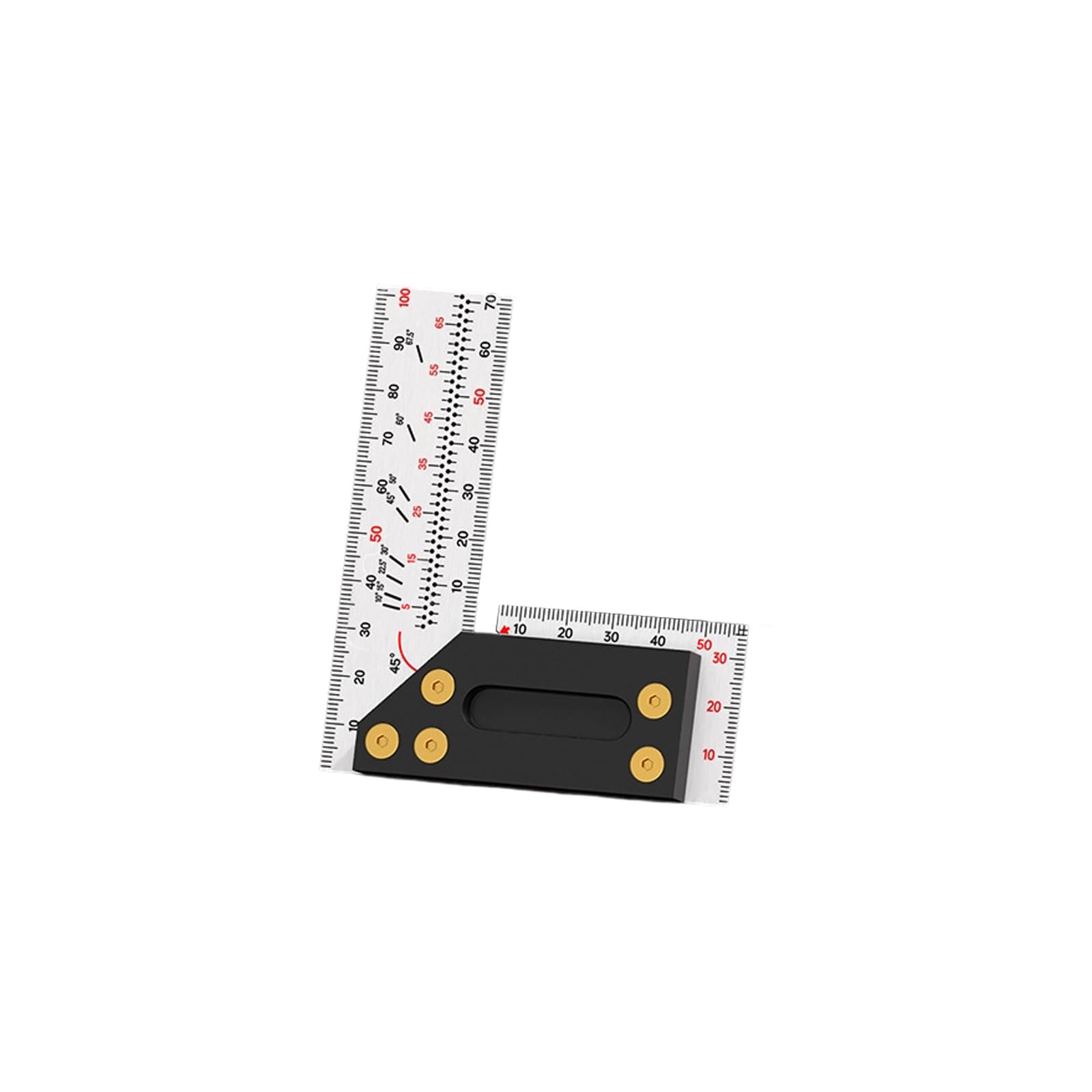 Kalttoy 100Mm Accuracy 90° Right Angles Layout Square Steel Marking Rulers With Clear Scale For Woodworking & Carpentry Projects Use Right Angles Marking Rulers Steel