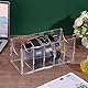 UNICRAFTALE Gürtel Organizer Acryl Gürtel Aufbewahrungshalter Vitrine Mit 5 Fach Aufbewahrungshalter Durchsichtige Behälter Für Uhren Krawatten Schmuck Und Accessoires Für Den Schrank