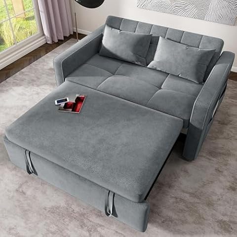 DWVO 55" Convertible Sofa Bed Cover