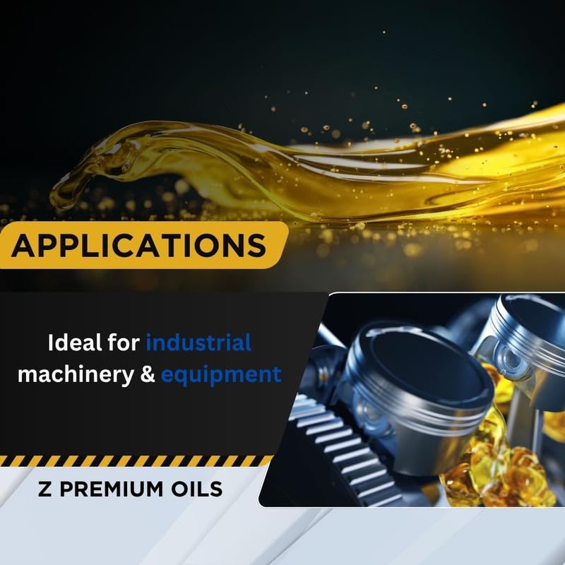Image of ZPremium ISO VG 32 High-Performance Hydraulic Oil 1 Liter | Superior Anti-Wear Lubricant with Advanced Protection and Enhanced Durability for Industrial Machinery and Compressors