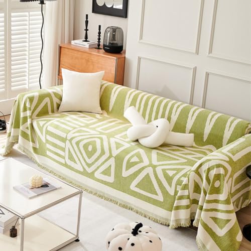 VanderHOME Multifunctional Chenille Tassels Sofa Throw Blankets,Throws for Sofa Blanket Bed Throw for Bedroom Couch, Travel