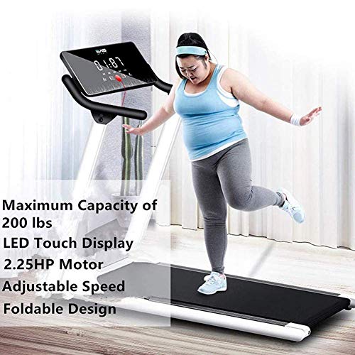 Image of Running chines der sk ectric eadmill me tness uipment rtable Door tness tra-Quiet ldable d mpact th D uchscreen eed 10km /h