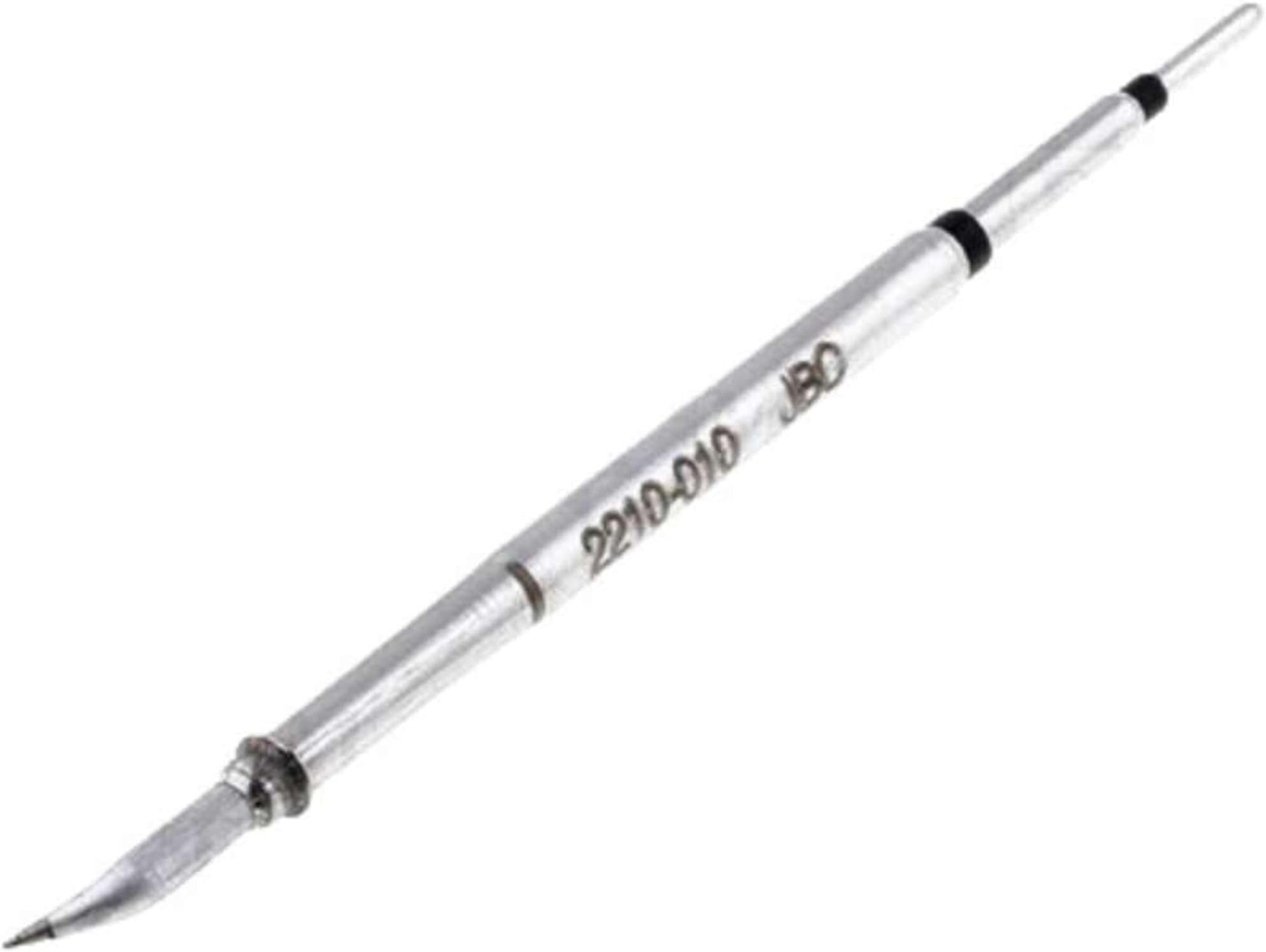 C210-010 Soldering Tip - C210 Series Cartridge - Conical - Curved - 0.3 mm
