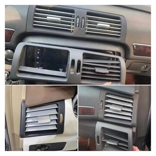 Cubierta de rejilla cromada Benz W251 con acabado premium gris para ventilación de Clase R 7
