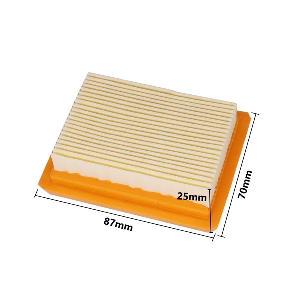 Filtro de Aire for desbrozadora (3 o 5 Unidades) Compatible con Modelos FS120, FS200, FS250, FS300, FS350, FS400 y FS450. Pieza de Repuesto for cortacésped y Herramienta de jardín.(5pcs)
