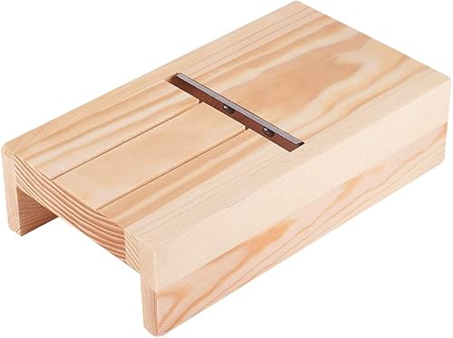 PH PandaHall Jabones de madera Beveler Planer Velas Cortador de pan Molde Biselador Hoja afilada Jabón Vela Molde Cortador Cortador de Queso