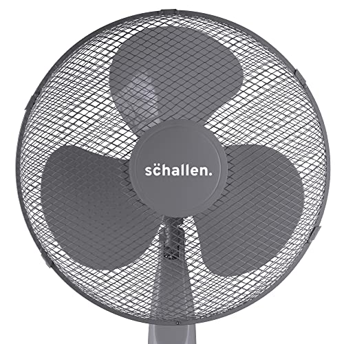 Schallen-16-Electric-Oscillating-Floor-Standing-Tall-Pedestal-Air-Cooling-Fan-Grey