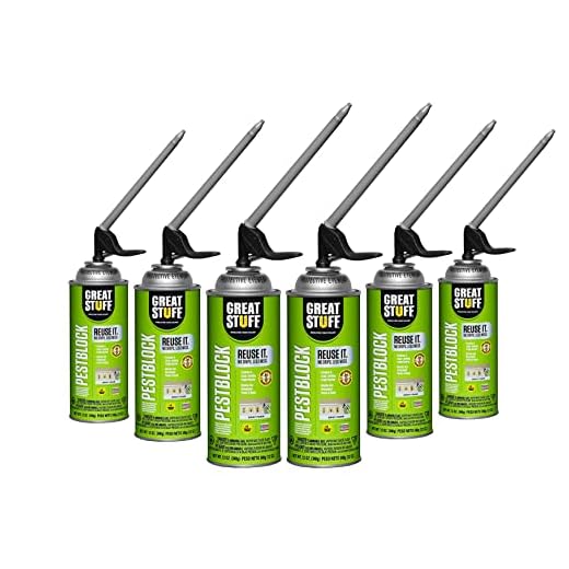 Great Stuff Insulation/Expanding Foam Smart Dispenser Pestblock - 6 Pack