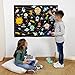 Solar System for Kids Toys with 61 Felt Figures - BONNYCO | Space Montessori Toys, Girls Boys Birthday Gifts Planets | Felt Board for Toddlers Story, Educational Kids Gifts 3 4 5 6 7 8 Years Christmas