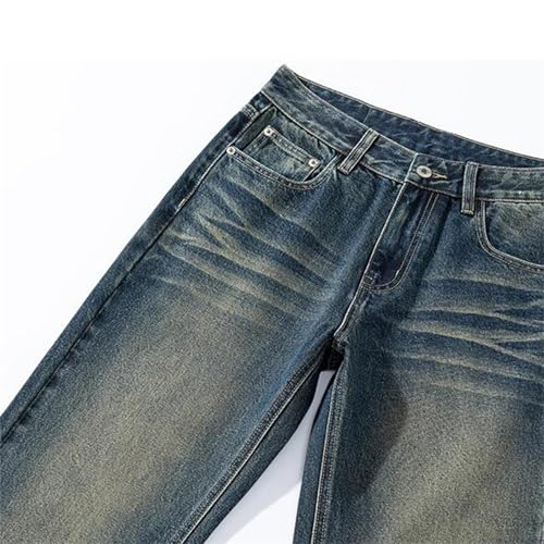 Men's Bootcut Jeans – Flared Denim Pants, Loose Streetwear Trousers, Spring Fall Casual Cowboys4