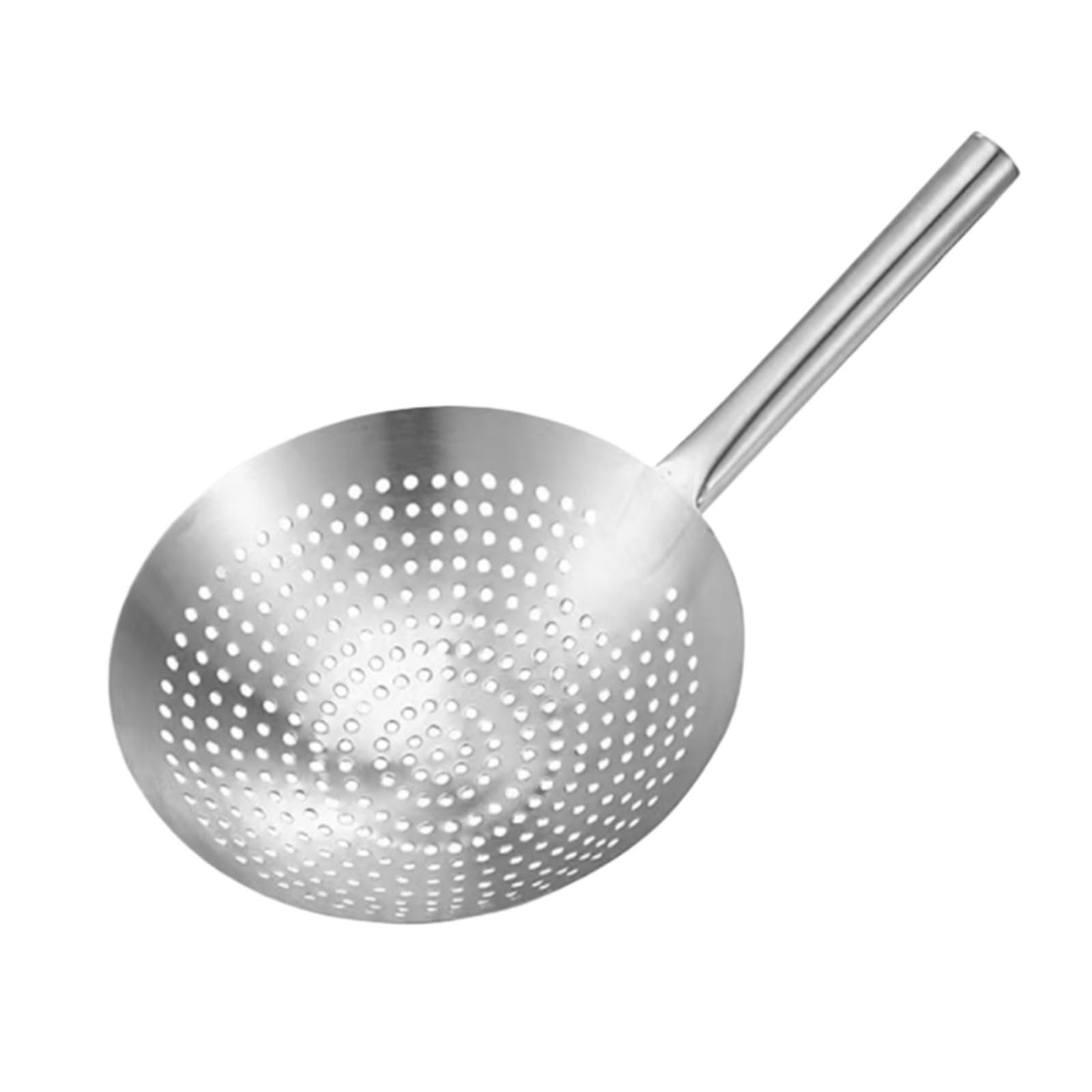 Sitko Kosz ociekowy Chipsy ziemniaczane Kosz do smażenia Sito kuchenne Łyżka Filtr Narzędzia ze stali nierdzewnej łyżka cedzakowa(Silver-304,30cm)