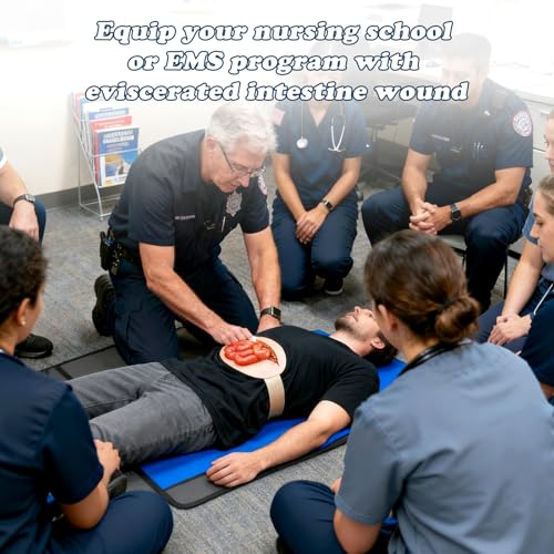 Image of Eviscerated Intestine Simulator, Open Abdominal Wound Packing Trainer, Small Intestine Simulator for Wound Care Practice, Medical Education Tools