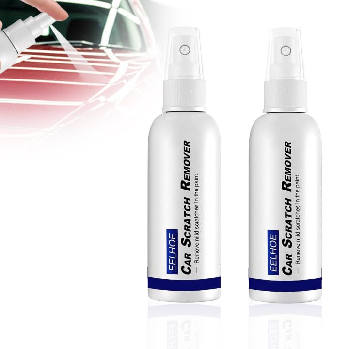 2 Flaschen Car Scratch Remover 100ML Autolack Kratzer Entferner Kratzer Entferner Auto Car Scratch Repair Spray Geeignet für Lokale Kratzer und Schrammen an Autos und Motorrädern