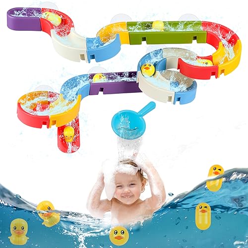 GENHH 38 Uds. Juguetes de bañera deslizantes para niños a Partir de 3 años, Juguete Educativo...