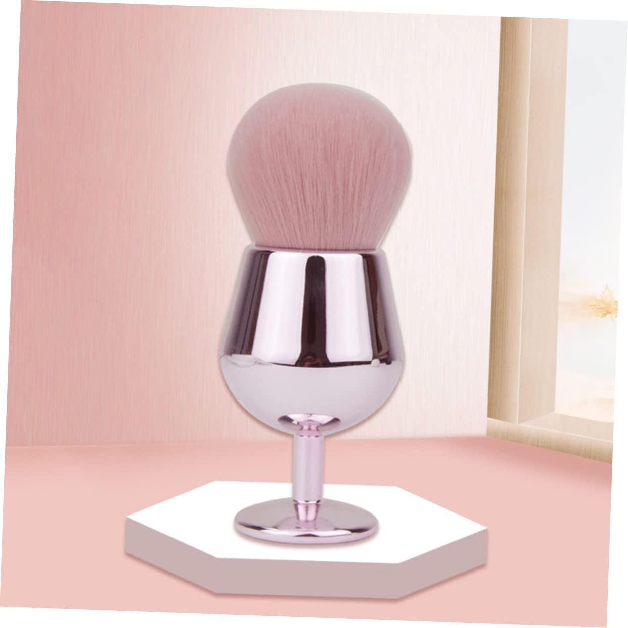 MAGICLULU 3 Pezzi Pennello Per Il Trucco Blush Pennello Per Il Viso Per Sintetici Sciolti Morbido Setoso Non Perde Per Donne E Ragazze